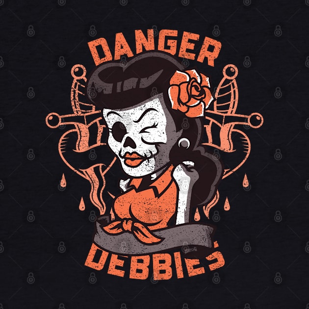 Cool Vintage "Danger Debbies" Rockabilly by TOXiK TWINS